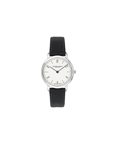 Minimalistische Damen-Armbanduhr in Silber